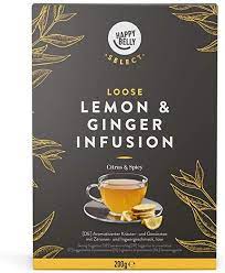 Happy Belly Herbal Tea Leaves Loose Lemon & Ginger Infusion 200g RRP £5.36 CLEARANCE XL £2.99